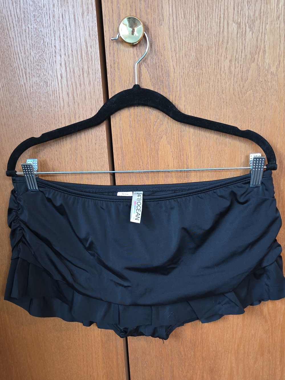 🌊 24th & Ocean Black Ruffled Swim Skirt Bottoms